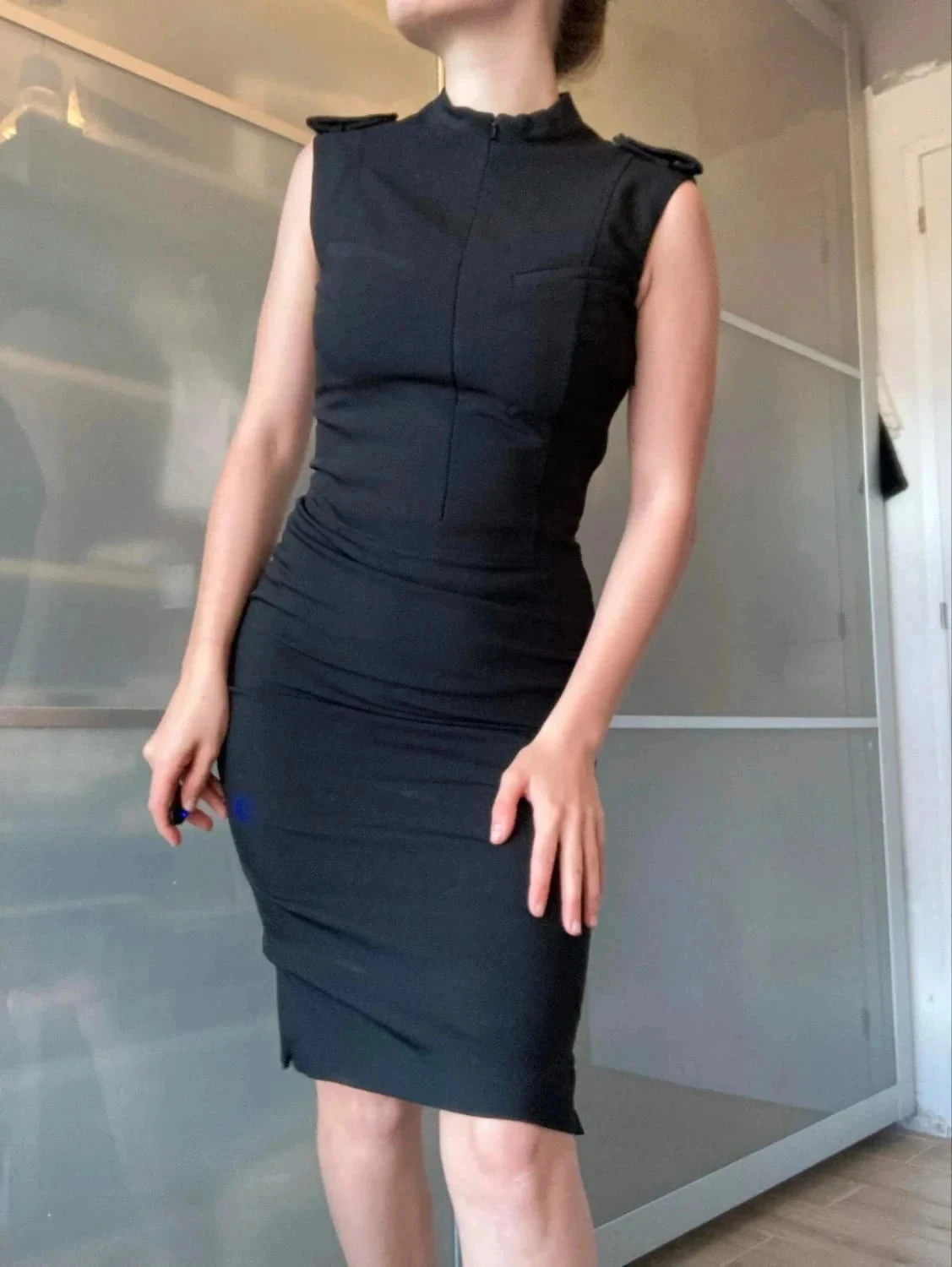 Robe mango droite taille S
